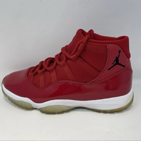Nike Air Jordan 11 Retro High Win Like '96 Red White Sz 10.5 OG 378037-623 - Picture 4 of 14